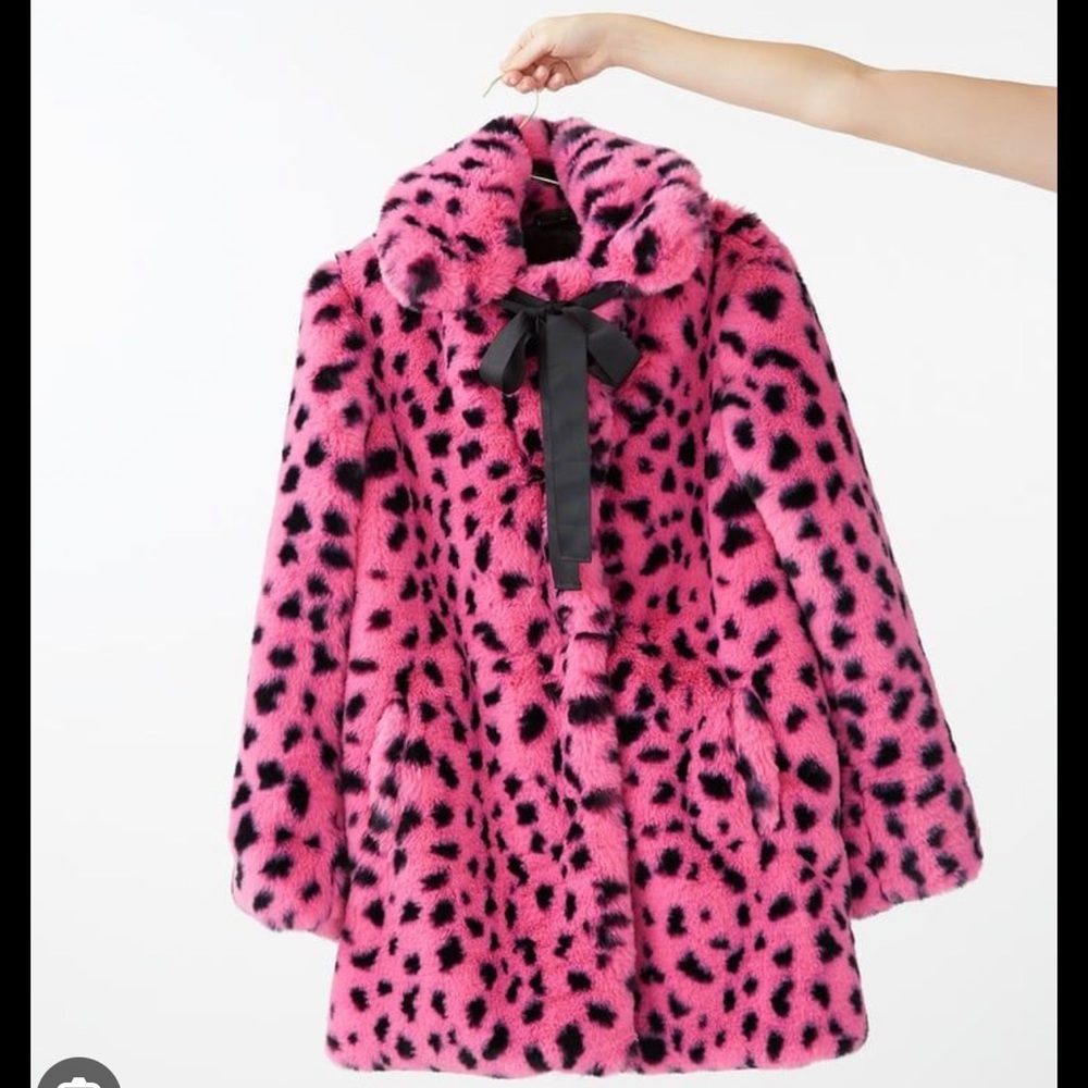 Lazy Oaf Fur Leopard Coat